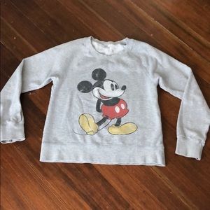 Mickey Mouse crew neck sweatshirt